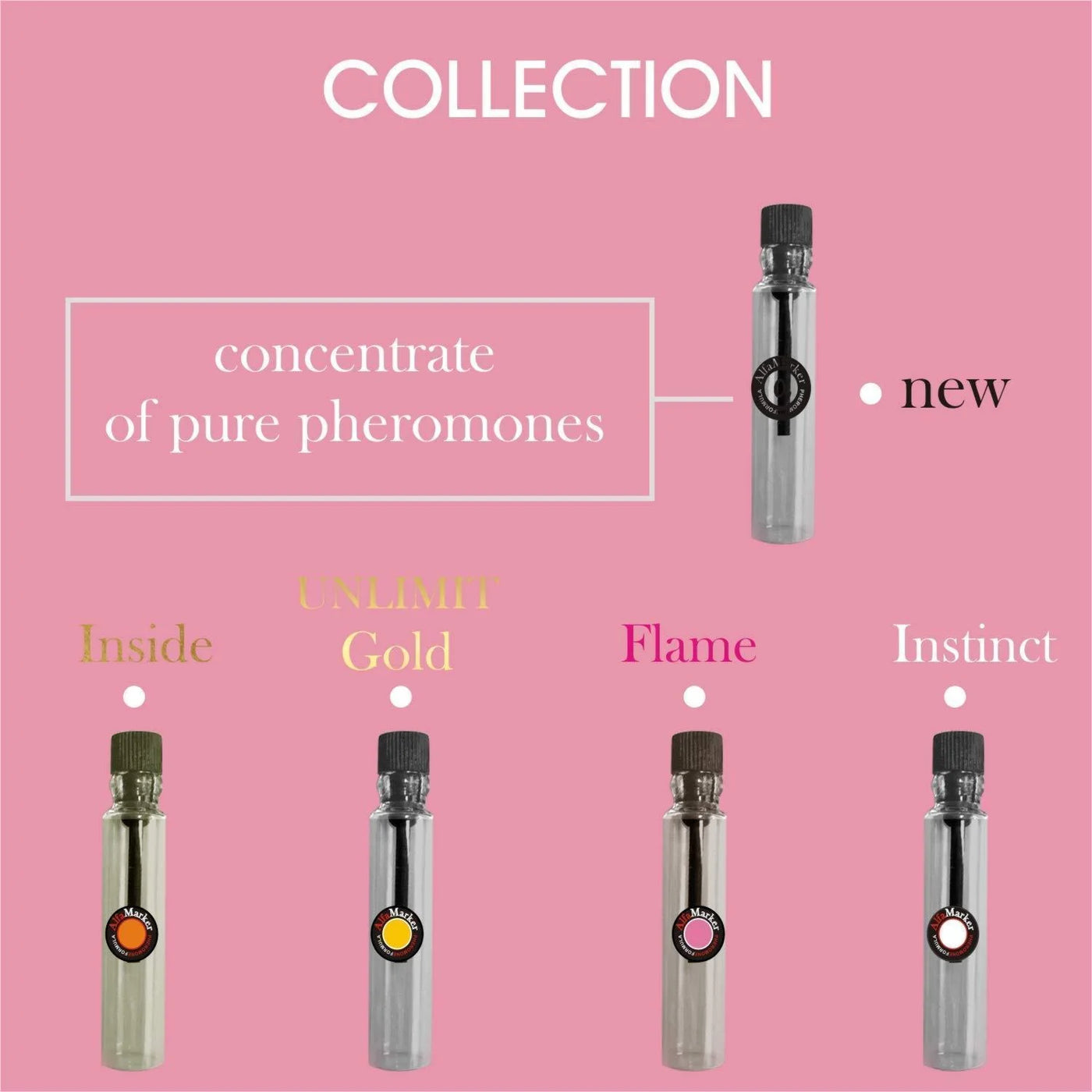 Pheromone Oil for Women Perfume Set of 5 Female Pheromone Perfumes 5X2Ml